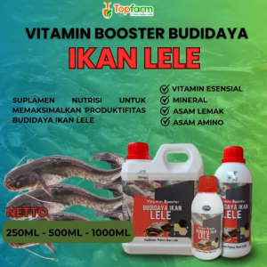 Vitamin Ikan Lele / Vitamin Ternak Ikan Lele / Vitamin Ikan Lele Cepat Besar / Multivitamin Ikan Lele / Vitamin Penambah Nafsu Makan Ikan Lele / Multivitamin Untuk Pertumbuhan Ikan Lele / Vitamin Budidaya Ikan Lele / Vitamin Pembesar Ikan Lele