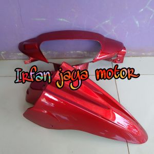 Sepakbor depan Plus Batok kepala depan yamaha mio Sporty merah maroon