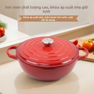 Nồi Đa Năng Men Sắt Đúc 26cm