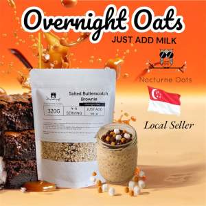 Nocturne Overnight oats 320g Value pack (Salted Butterscotch Brownie)
