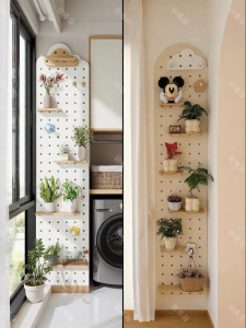 BEIQIVI | Custom Shaped Wooden Display Shelf
