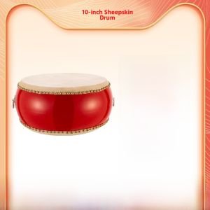 Leopold Leather Drum Toy for Children Kindergarten Percussion Instrument Small Drum Various Sizes 3 5 6 8 10 12 14 Inches