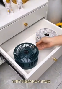 🔥มีเก็บปลายทาง 🚚 พัดลม mini fan ปรับความแรงได้ 3 ระดับ ลมแรงเหมาะกับอาการร้อนพกพาได้ แบตในตัว 2000แอม พับเก็บได้ แรงได้ใจ จัดส่งด่วน