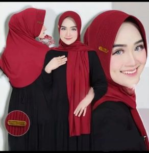 Pashmina oval Ped Antem //Pashmina kekinian oval