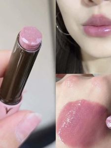 Insanely Popular Solid Lipstick Olive Early 04 Mirror Shine with Fine Glitter for Students Pink Purple Color Cosmetic Case Organizer