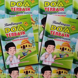 Buku Bimbingan Doa Terbaik Untuk Anak Muslim Hologram Full Color 128 Halaman - Serba Jaya