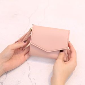 Ví mini cầm tay phong cách Hàn Quốc siêu dễ thương nhiều ngăn tiện dụng đựng thẻ và giấy tơ` mã TU-003