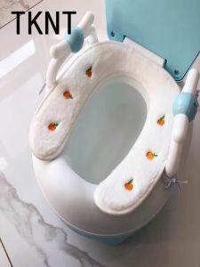 Warm Pad Baby Closestool Cushion Kids Thickened Toilet Pad Baby Toilet Seat Cushion Urinal Sets Toilet Seat Cover Autumn and Winter