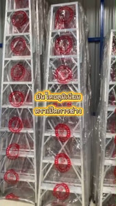 บันไดอลูมิเนียมทรงเอ ตราเป็ดการช่าง ขึ้นทางเดียว 12 ขั้น 3.6 ม.