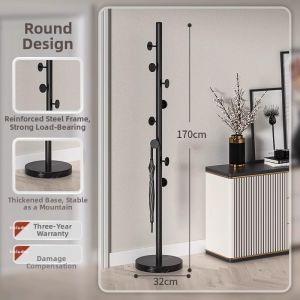 XIJIJIA | Bedroom Use Space-saving Iron Coat Rack