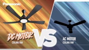 [𝐅𝐑𝐄𝐄 𝐃𝐄𝐋𝐈𝐕𝐄𝐑𝐘] PANASONIC F-M15GW (60") 5 Blades LED DC MOTOR CEILING FAN (LONG PIPE) 4 Mode Selection F-M15GWVBSRH