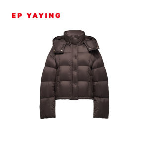 EP YAYING | Short Hooded Warm Down Jacket