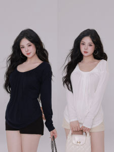 Áo Thun Tay Ngắn Mùa Hè Dáng Rộng Thoải Mái Cho Nữ Áo Thun Cotton Pha Trộn Thường Ngày Thời Trang Công Sở Màu Trơn Cổ Chữ V