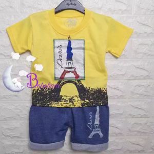 BOBOBAM BAJU BAYI LAKI-LAKI SETELAN ANAK COWO LUCU STELAN COWOK 6 12 BULAN KEREN TRENDY KEKINIAN PARIS