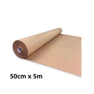 Giấy Kraft Nâu 50cmx3m/5m/10m/20m Dùng Để Gói Quà Thủ Công Mỹ Nghệ Đóng Gói Bưu Phẩm Bảo Vệ Sàn Nhà - Bột Gỗ Thân Thiện Với Môi Trường