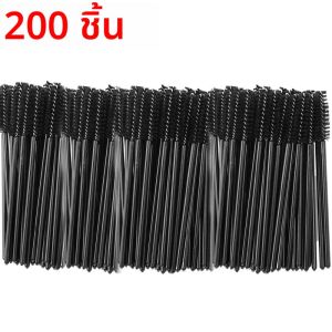 Black Eyebrow Perm แปรงแต่งหน้า Disposable Eyelash Extension Brow หวีมาสคาร่ามืออาชีพ Applicator Spoolers เครื่องมือ