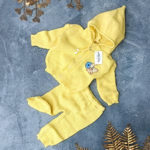 setelan sweater rajut 0-6 bulan