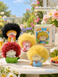 JIUJI | Cute Puffy Cat Desk Ornament