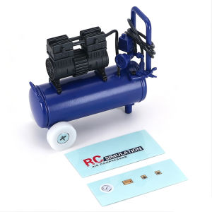 RC Simulation Decoration Parts Mini Air Compressor Toy for 1/7 1/8 1/10 RC Crawler Car Axial SCX10 CC01 TRX4 MK07 YK4082 D90