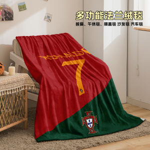 Light Football Themed Blanket for Summer Afternoons And Air Conditioned Sofa Use Student And Male Specific Polyester Fiber