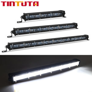 KEVANLY | 1pc LED Light Bar 8/14/20 inch LED Car Driving Fog Lamp Work Light Bar 4x4 Led Bar White for Motorcycle Offroad SUV ATV Tractor
