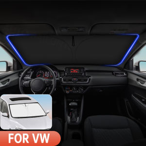 For VW Jetta 2019 - 2024 2025 Car Windshield Sunshade Cover Front Window Sun Shade Visor Car Interior Accessories UV Protection