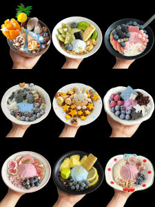 Bát Ăn Sáng Bằng Gốm Sứ Bằng Sợi Nguyên Chất Của April Bát Salad Trái Cây Bát Ăn Sáng Bát Ăn Trưa Bát Ăn Tối Bát Đựng Sữa Chua Bát Đựng Thức Ăn Sáng