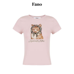Fano | Áo Thun Phong Cách Vintage Ôm Sát