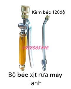 Bộ béc xịt rửa xe về vệ sinh máy lạnh tay bóp thân nhôm cao cấp.
