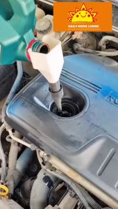 Compact Plastic Telescopic Refueling Funnel with Folding Design - Portable