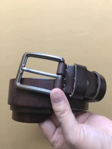 Original Cowhide Belt for Men Pin Buckle Full Grain Leather Belt for Jeans Wide Strap High Quality Belt Natural Skin No Sandwich Leather Belt