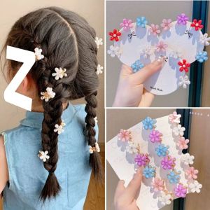 YUYU Original Alloy Mini Flower Hair Claws Women Small Hair Clips Headdress Kids Sweet Hairpins Barrettes Fashion Hair Accessories