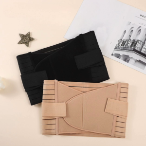 LadyLuxe - Korset Stagen Pengecil Perut Pasca Melahirkan Pelangsing Wanita Dobel Perekat Membentuk Body Slimming Pants Slim Waist Belt KR004