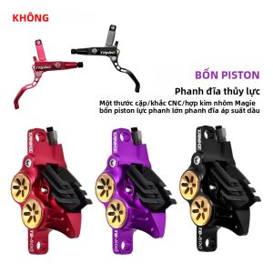 Hệ Thống Phanh Đĩa Thủy Lực 4 Piston TANKE MTB 900/1700mm Má Phanh Nhựa Dành Cho Xe Đạp Đường Trường Leo Núi Siêu Nhẹ Thiết Bị Đạp Xe