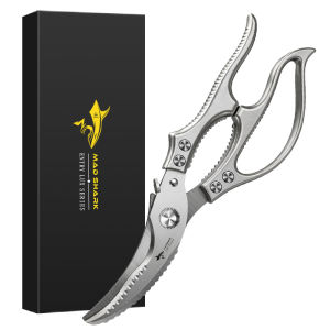 Mad Shark | Strong Multi-purpose Kitchen Scissors for Hard Foods