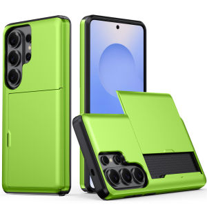 For Samsung Galaxy S26 S25 S24 Ultra S22 Plus S23 FE A37 A57 Wallet Cover Card Holder Slot Shockproof Phone Case Slider Card