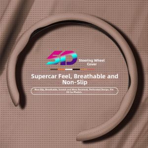 MENGDAO | Leather Slip-Resistant Steering Wheel Cover