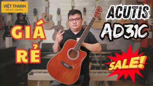 Đàn Guitar Acutis AD31C – Sự nâng cấp từ AD30C với âm sắc dày hơn