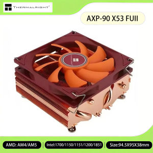 Thermalright AXP90-X53 FULL All Copper Low Profile CPU Air Cooler with 92mm PWM Fan for AMD AM4 AM5 Intel LGA 115X/17XX/1200