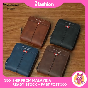 iFASHION 2371 Short Bi-Fold Wallets For Men Dompet Pendek Lelaki Slot Deluxe Credit Card Purse