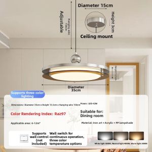 FANZHEN | Adjustable Swivel Arm Modern Dining Light