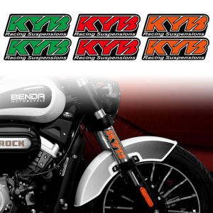 Fork KYB Racing Suspension Sticker Motorcycle Shock Absorption Moto Accessories Reflective Decal For Kawasaki Yamaha Tmax Suzuki Benelli KTM Honda Harley BMW