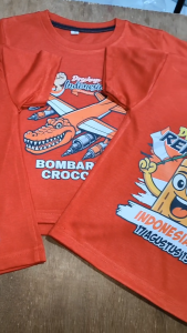 Code8.id Kaos Anak Edisi Kemerdekaan Indonesia 17 Agustus Ke 80 Karakter Kartun Keren 1 - 10 Tahun