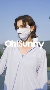 Khẩu trang 3D OHSUNNY chống nắng chống tia uv UPF50+ thoáng khí dành cho nam và nữ