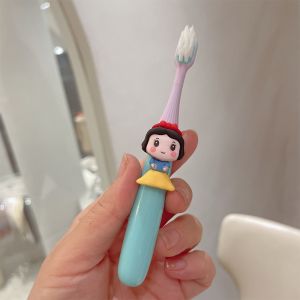 5/1PCS Sikat Gigi Bayi / Anak 2-6 Tahun Disney Princess Bulu Halus Lembut + Tutup Training Tooth Brush