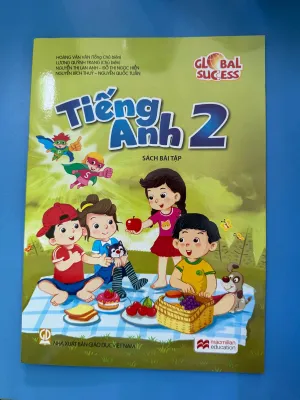 Sách bài tập Tiếng Anh Lớp 2 - Global Success (Kèm bìa bao nhãn tên)