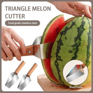 430Stainless Steel Watermelon Cutter Multi-functional Portable Watermelon Fruit Cutting Special西瓜切块器