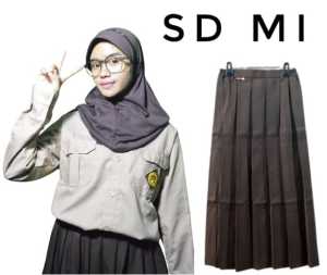 Setelan Pramuka Penggalang SD MI Tangan Panjang Perempuan