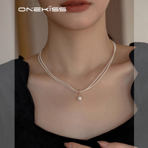 Double Layer Retro Pearl Necklace Womens Style 2025 New Lockbone Chain Luxury Minimalist High End French Style Necklace Accessory
