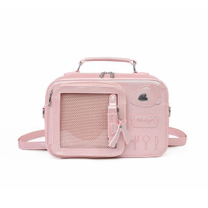 WUDONG | Anime-themed Small Transparent Crossbody and Backpack